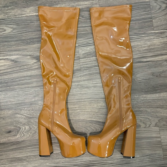 Lemon drop by privileged sky high platform boots - Picture 3 of 10